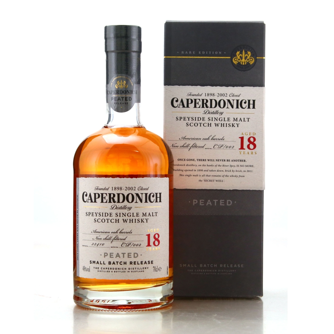 Caperdonich 18 Year Old Peated Small Batch Release / Batch 002