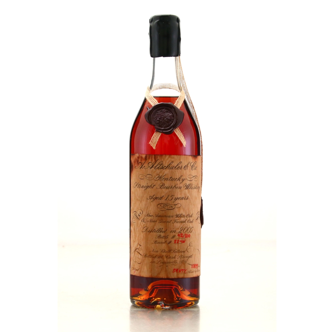 A. Altschuler and Co 2005 Single Barrel 16 Year Old Kentucky Bourbon #22-W / MAWLS