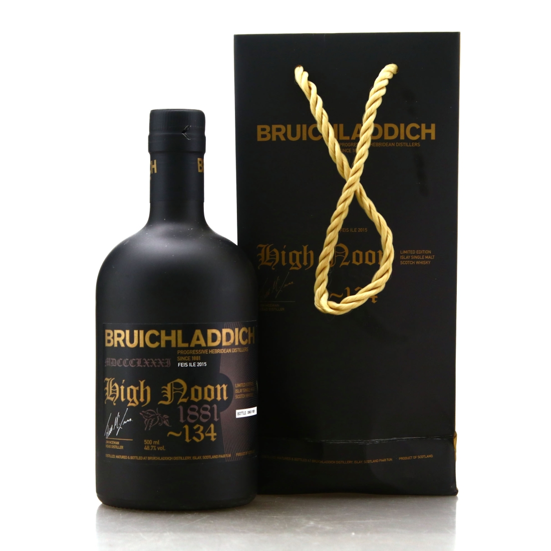 Bruichladdich Black Art High Noon 50cl / Feis Ile 2015 - Signed by Jim McEwan