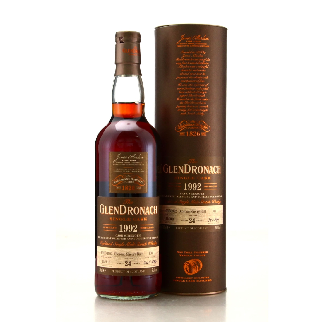 Glendronach 1992 Single Oloroso Cask 24 Year Old #100 / Taiwan
