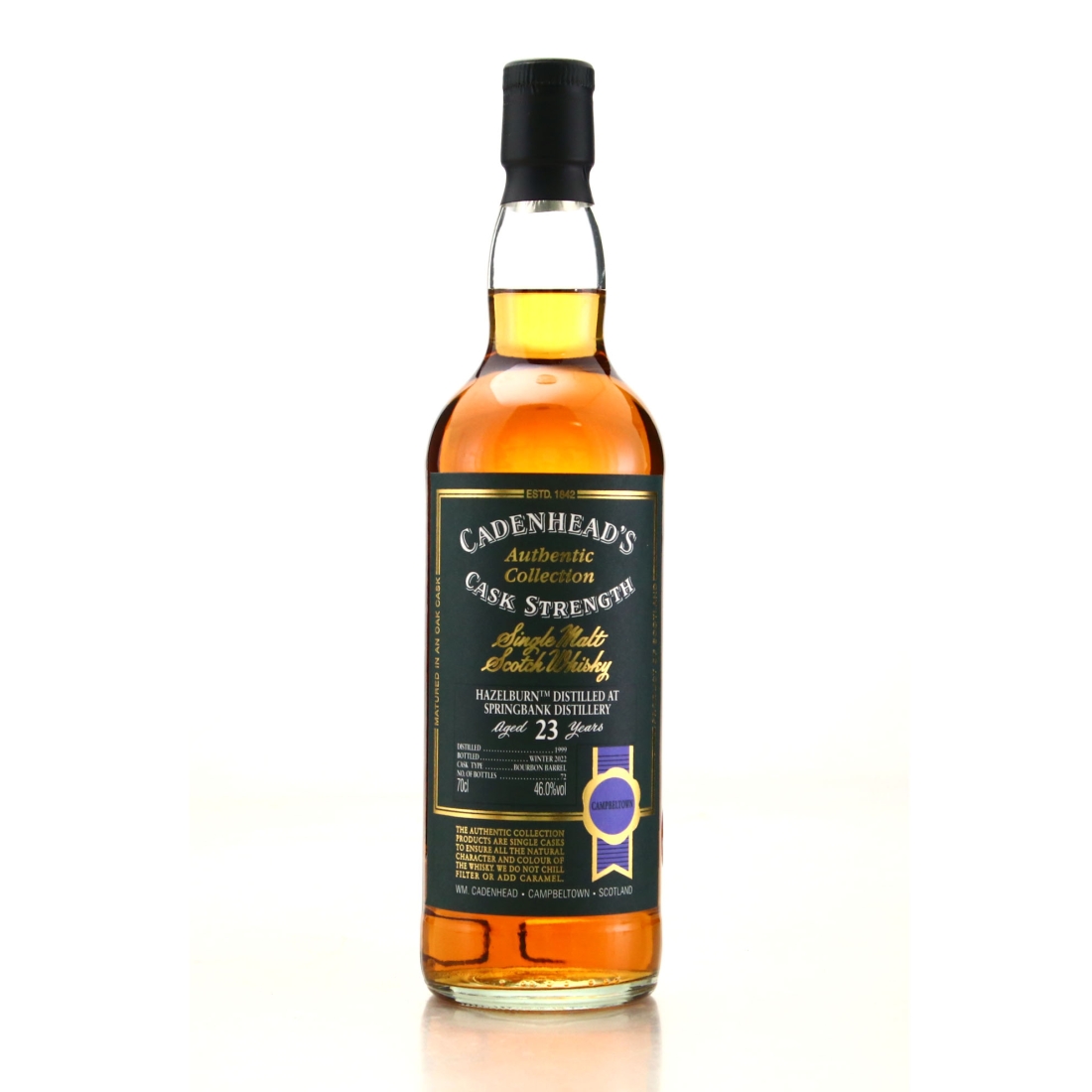 Hazelburn 1999 Cadenhead's 23 Year Old