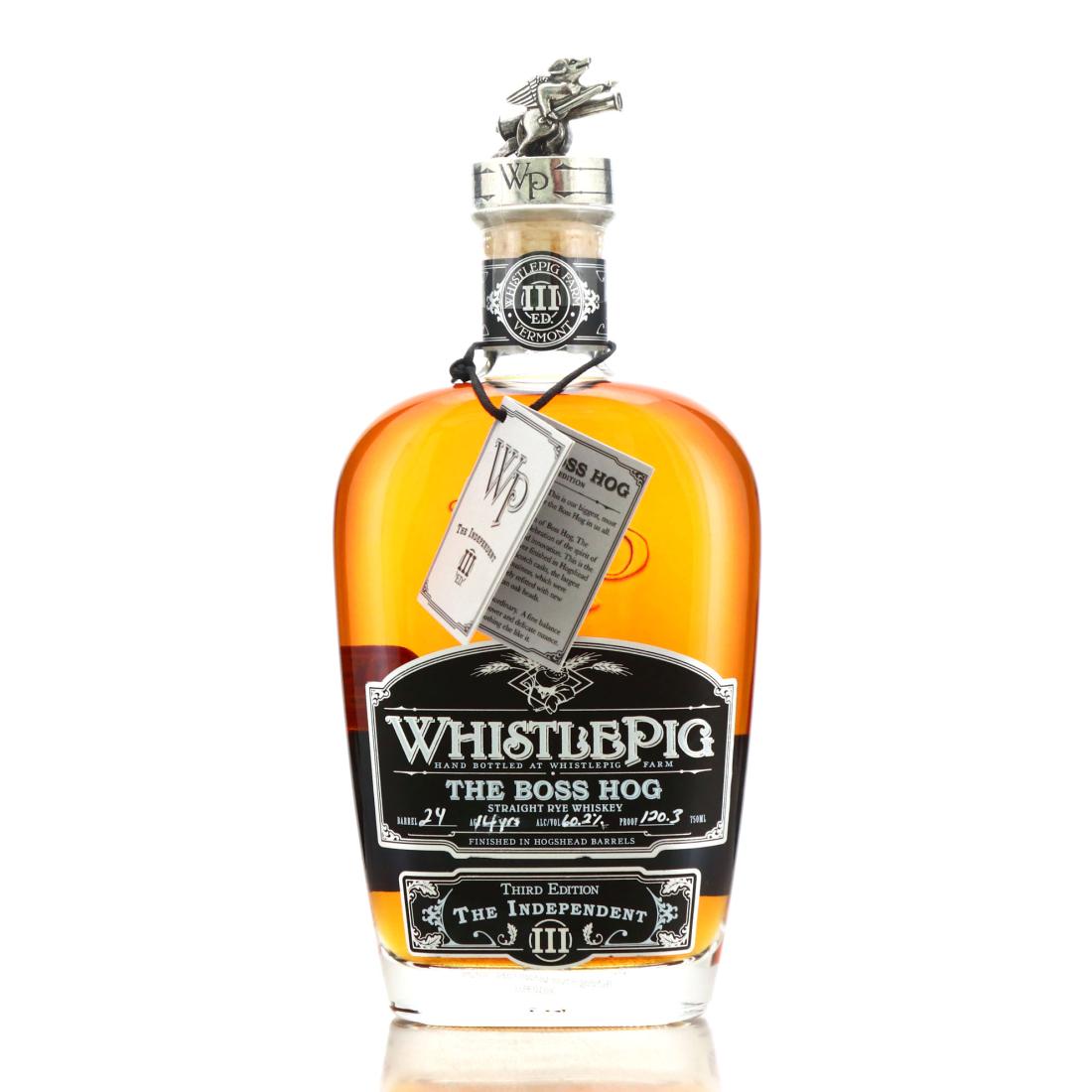 Whistlepig 14 Year Old Single Barrel Rye #24 / The Boss Hog 3rd Edition ...
