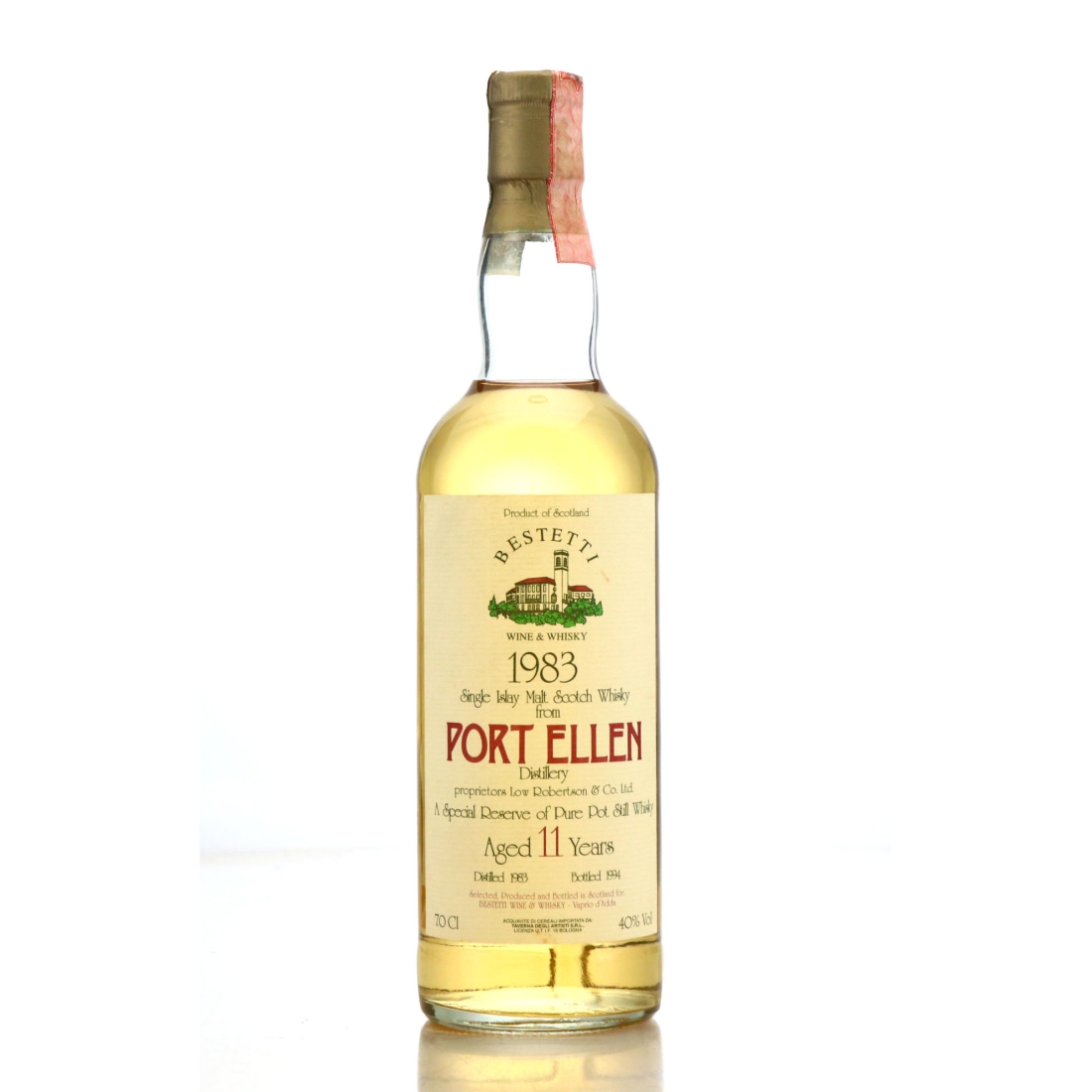 Port Ellen 1983 Low Robertson 11 Year Old / Bestetti Wine & Whisky