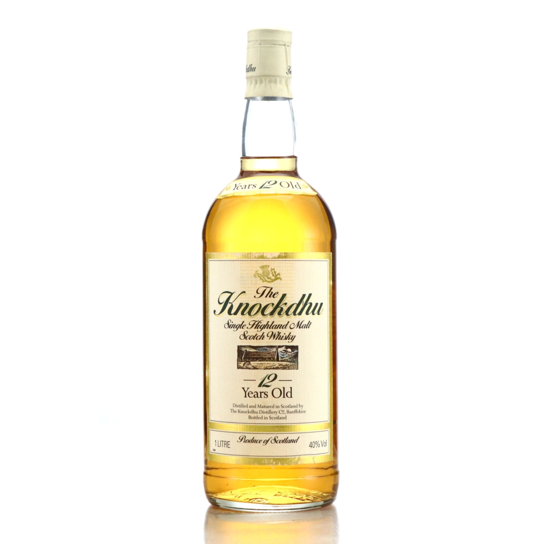 Knockdhu 12 Year Old 1980s 1 Litre