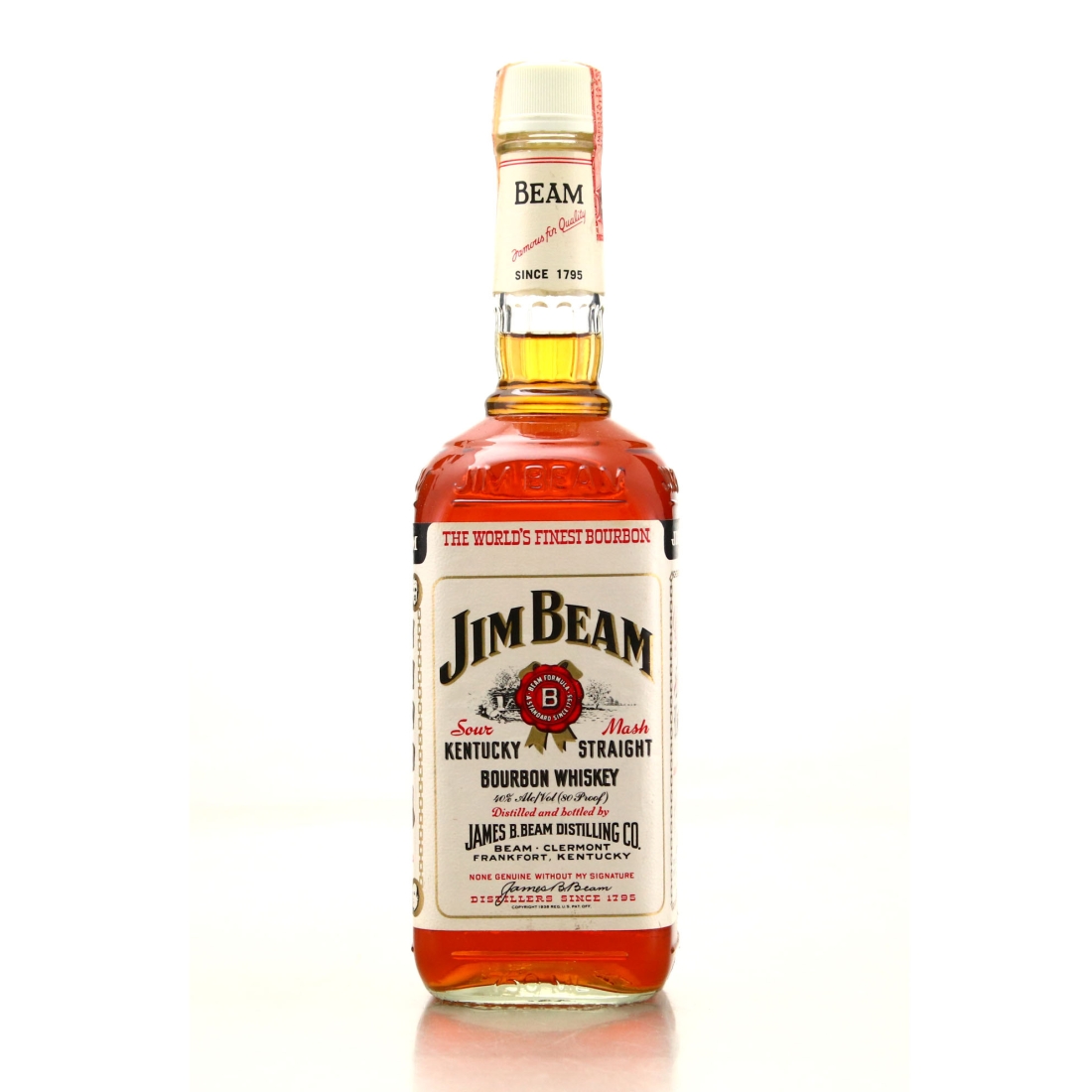 Jim Beam Kentucky Straight Bourbon 1991