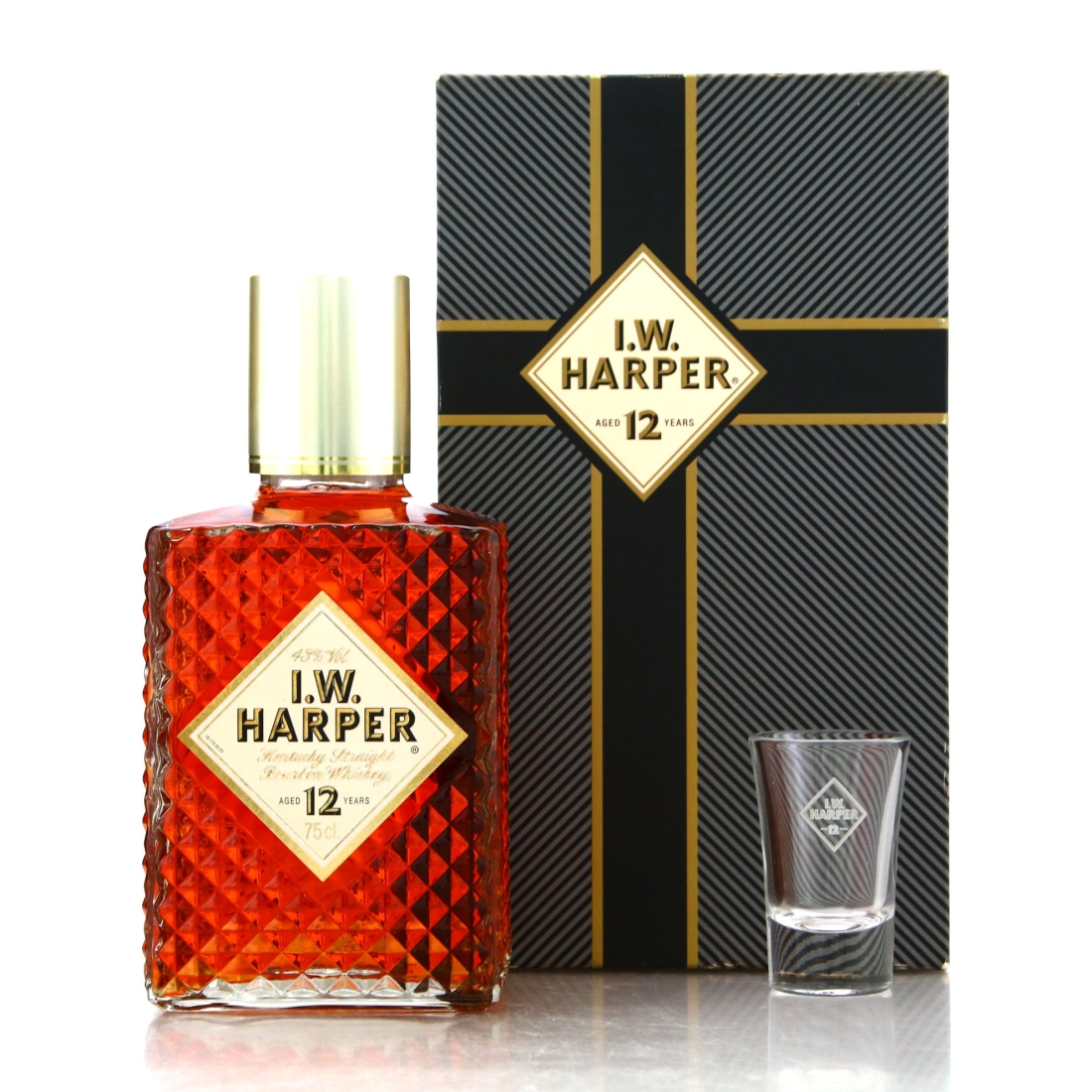 I.W. Harper 12 Year Old Kentucky Straight Bourbon Gift Pack