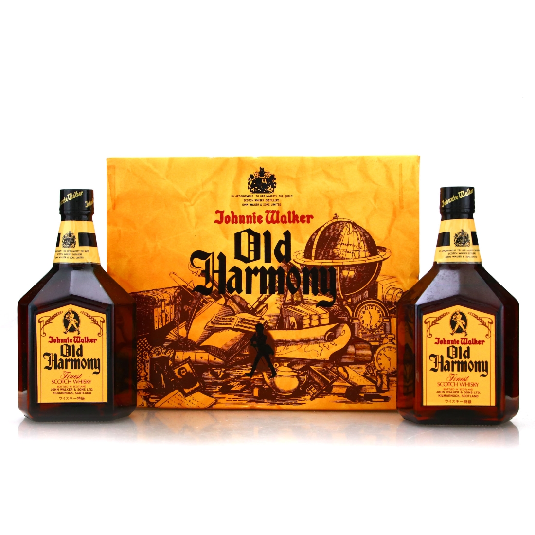 Johnnie Walker Old Harmony Gift Pack 2 x 75cl