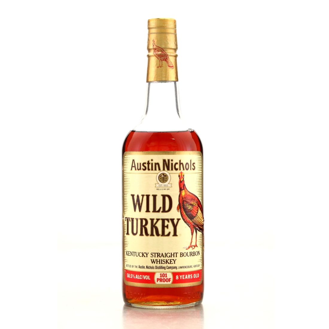Wild Turkey 8 Year Old 101 Proof 1990