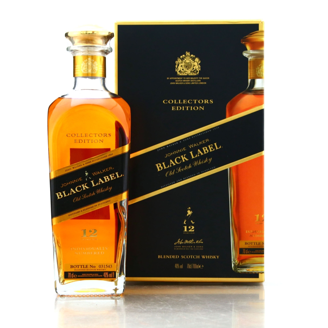 Johnnie Walker Black Label 12 Year Old Collectors Edition