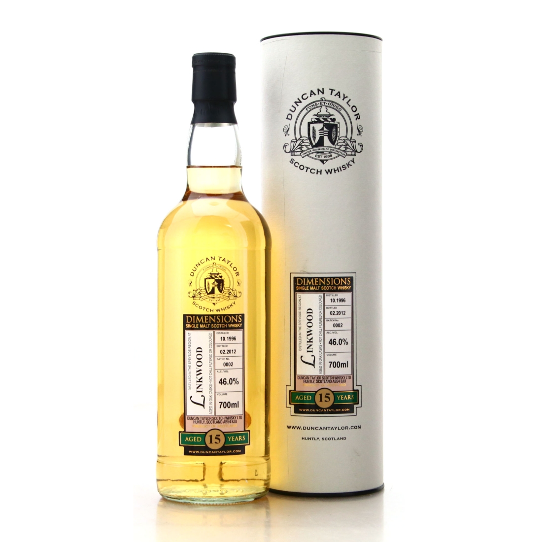 Linkwood 1996 Duncan Taylor 15 Year Old