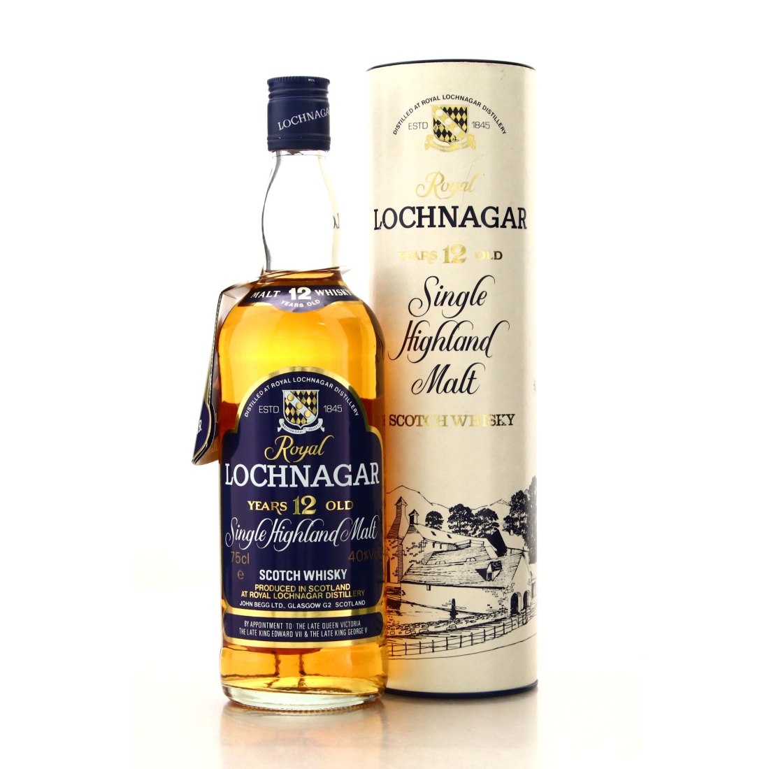 Royal Lochnagar 12 Year Old John Begg 1980s
