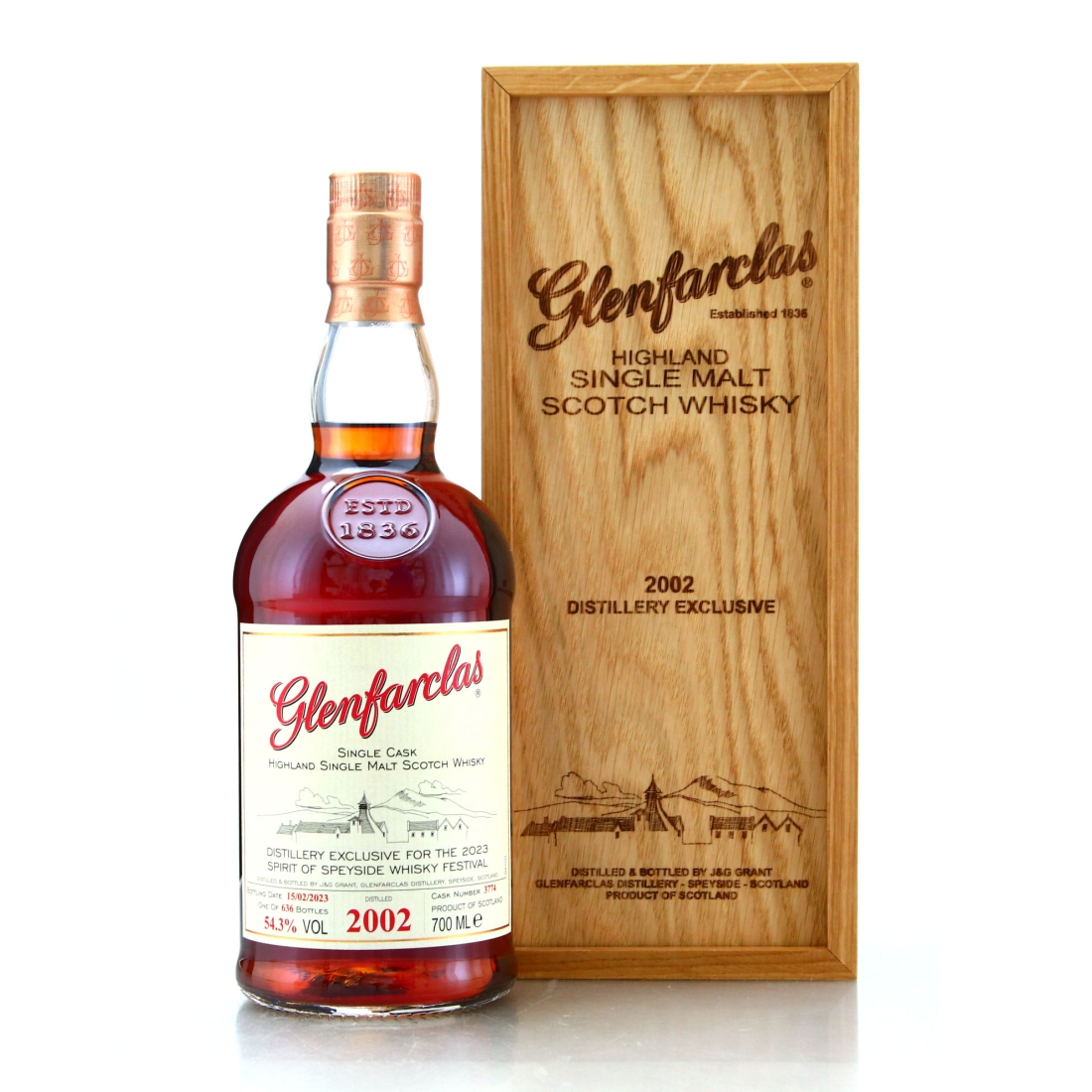Glenfarclas 2002 Single Cask #2774 / Spirit of Speyside Festival 2023