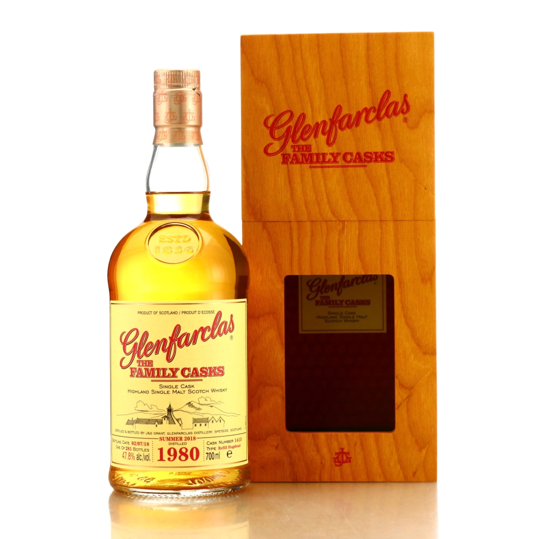 Glenfarclas 1980 Family Cask #1413 / Summer 2018