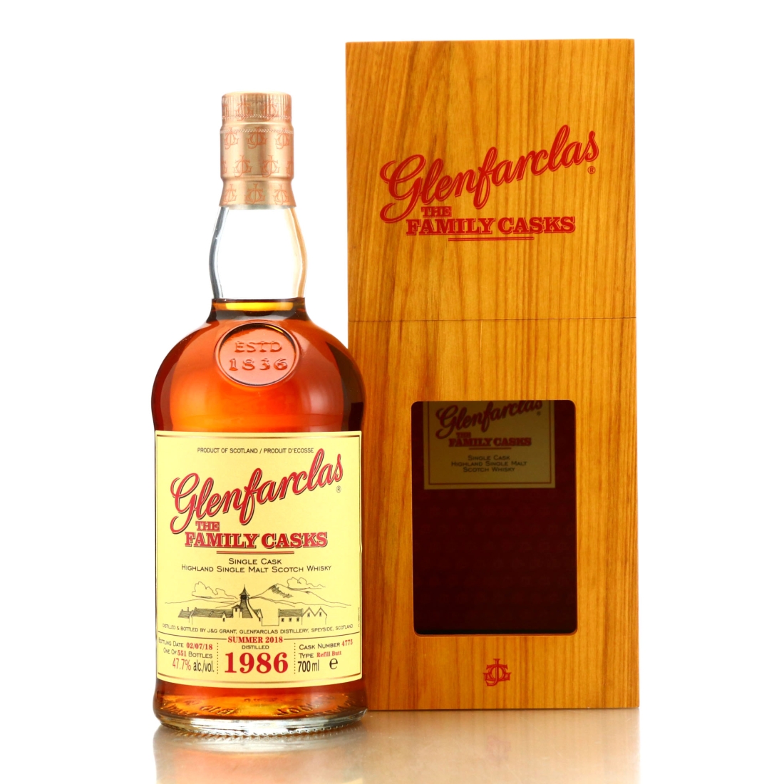 Glenfarclas 1986 Family Cask #4775 / Summer 2018