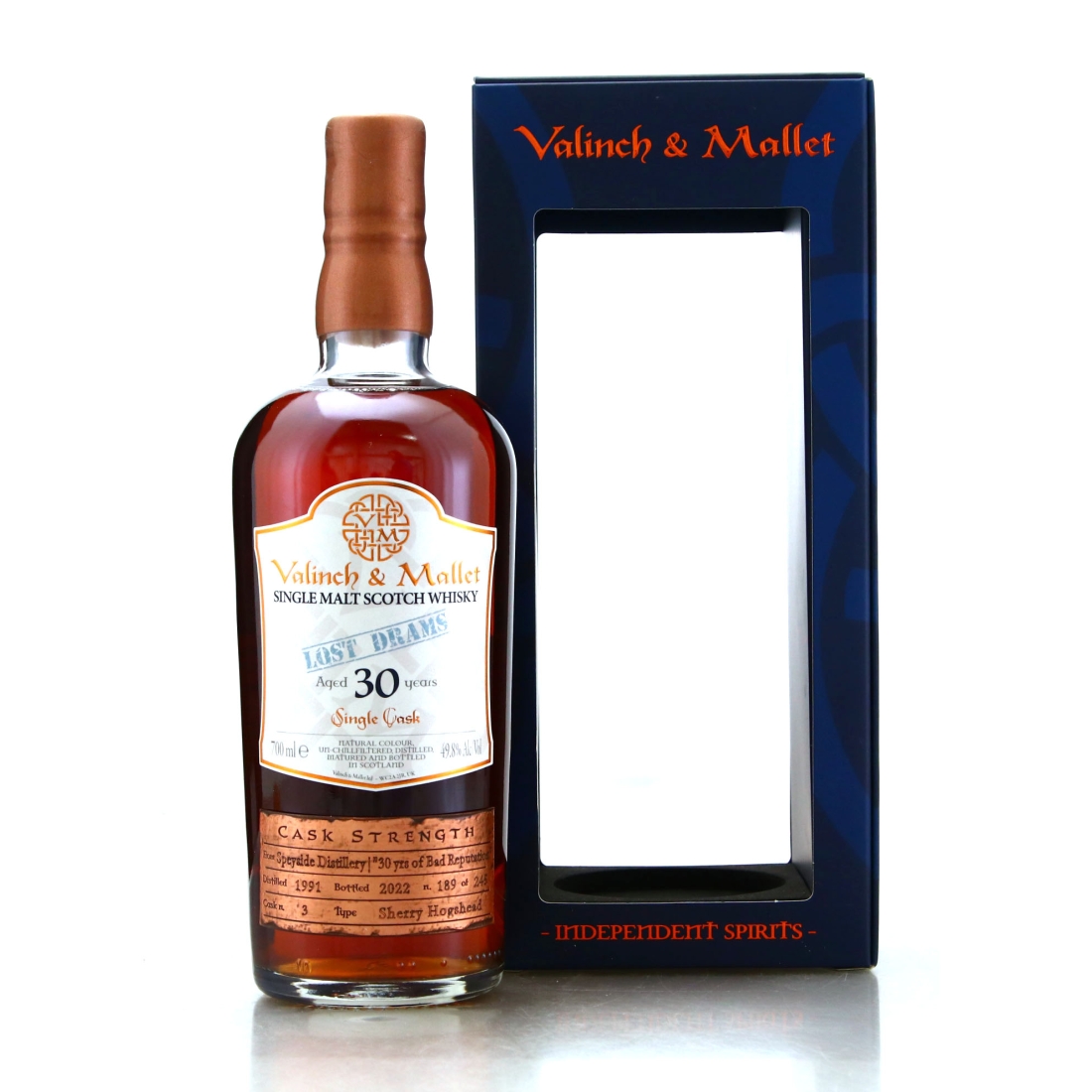 Speyside 1991 Valinch and Mallet 30 Year Old / 30 Years of Bad Reputation