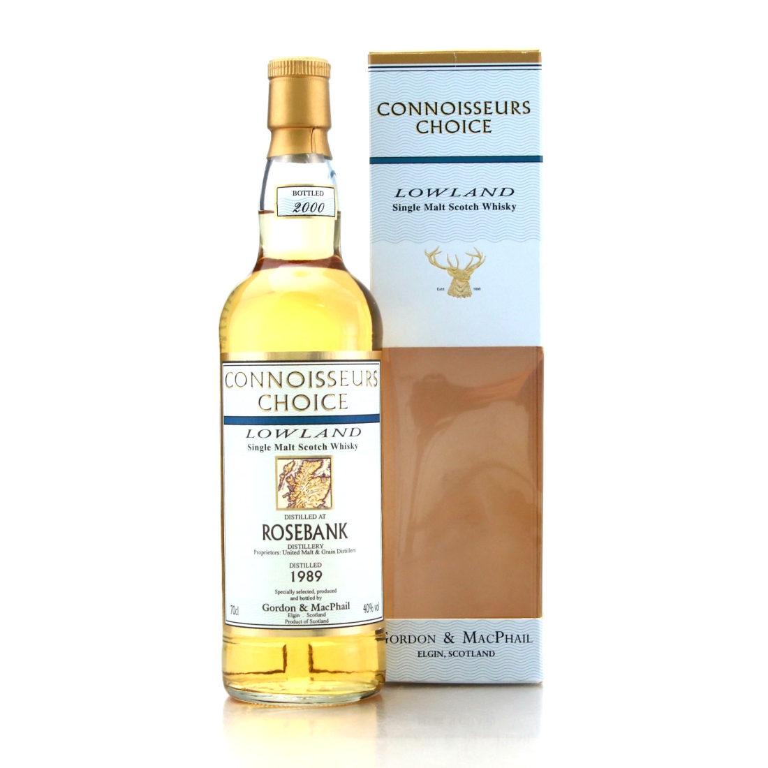 Rosebank 1989 Gordon and MacPhail bottled 2000