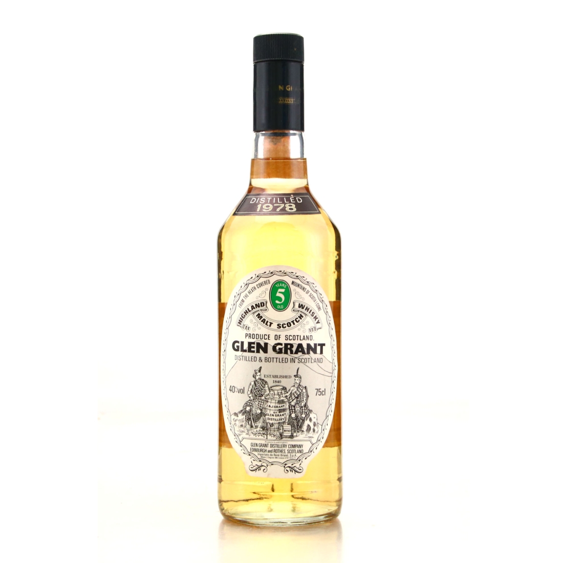 Glen Grant 1978 5 Year Old / Briand Import