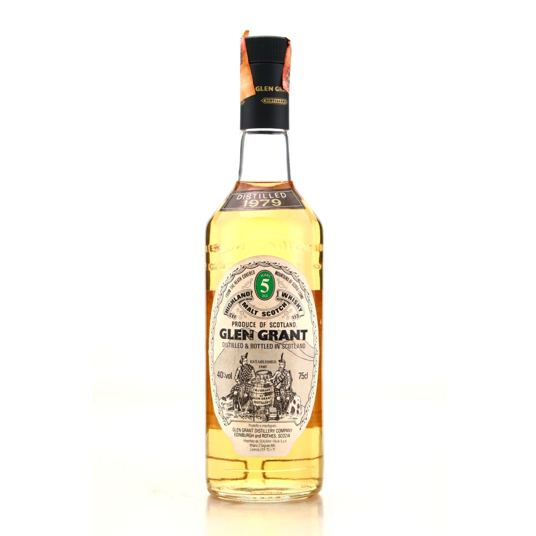 Glen Grant 1979 5 Year Old / Seagram Italia Import