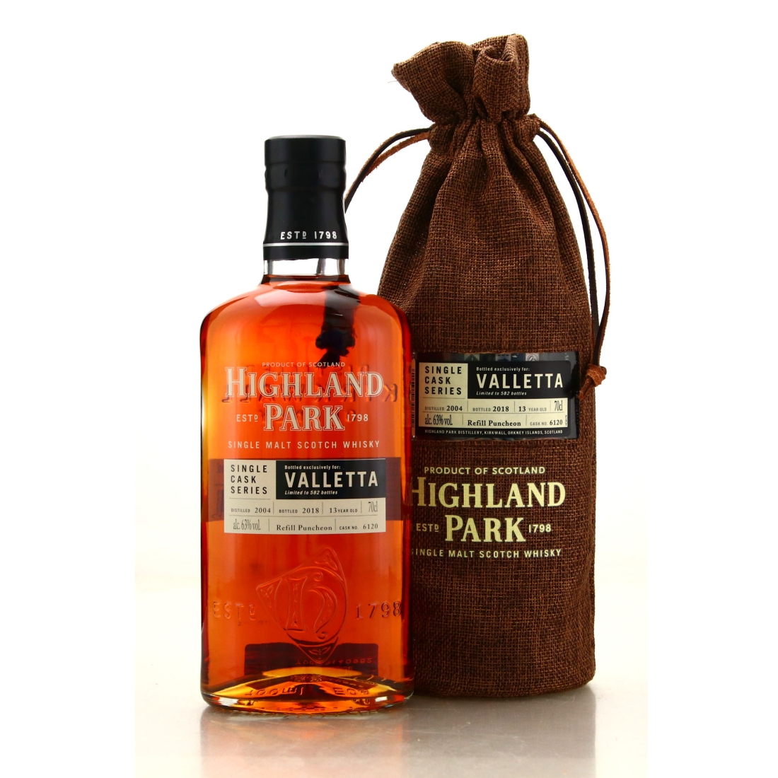 Highland Park 2004 Single Cask 13 Year Old #6120 / Valletta