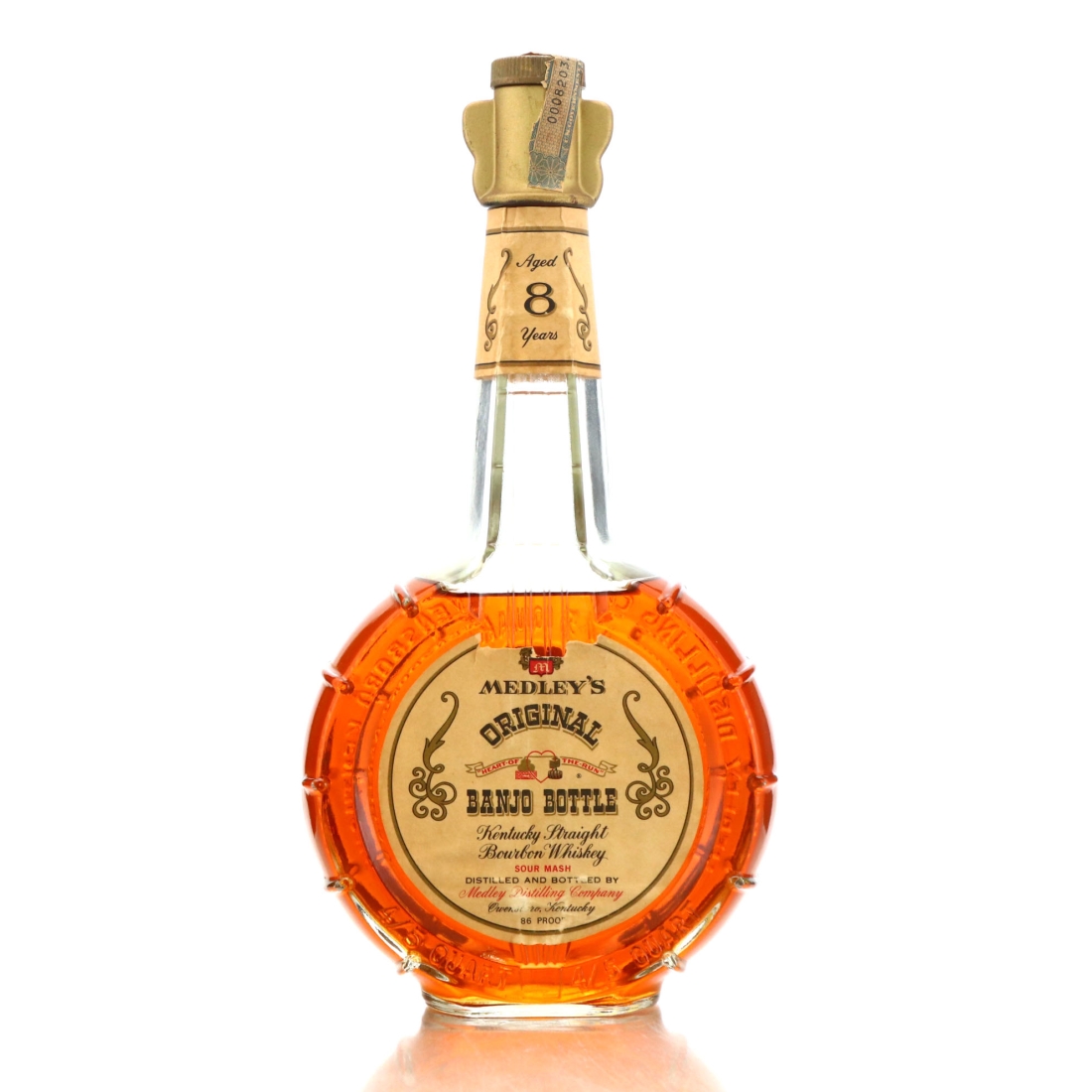 Medley 8 Year Old Bicentennial Bourbon / Banjo Bottle