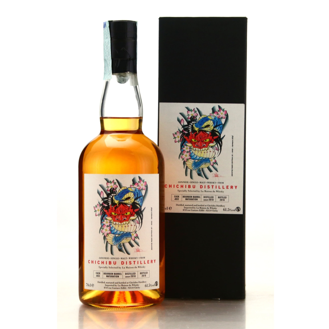 Chichibu 2010 Single Bourbon Cask #663 / LMDW Hannya Mask Edition #1