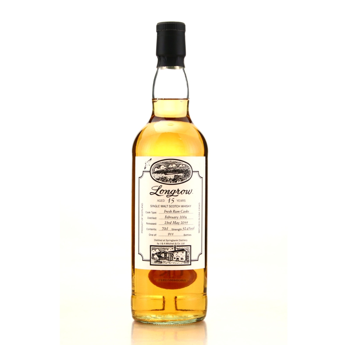 Longrow 2004 Fresh Rum Casks 15 Year Old / Campbeltown Malts Festival 2019