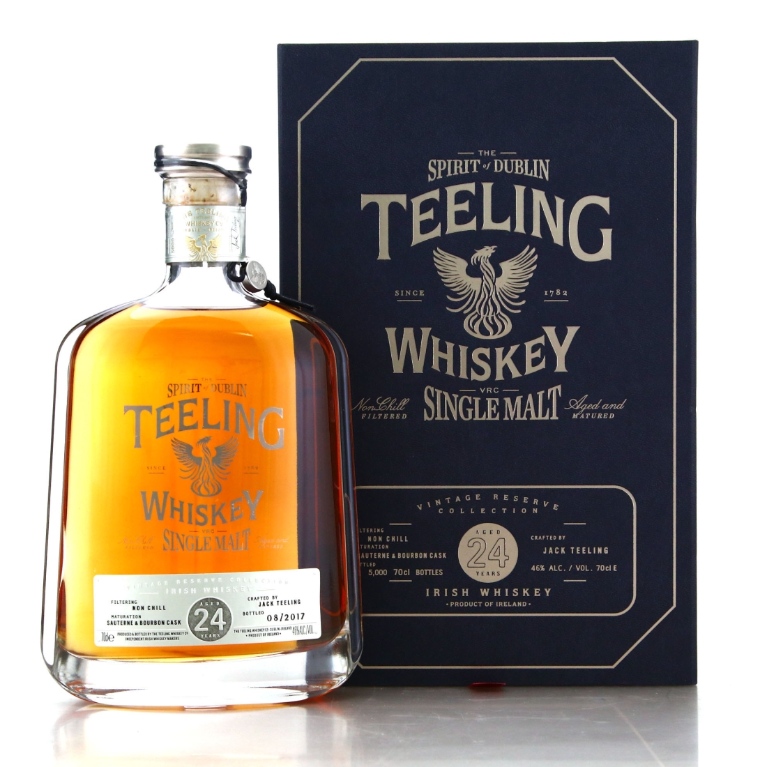 Teeling Whiskey 24 Year Old Vintage Reserve Single Malt 2016 / Bourbon & Sauternes