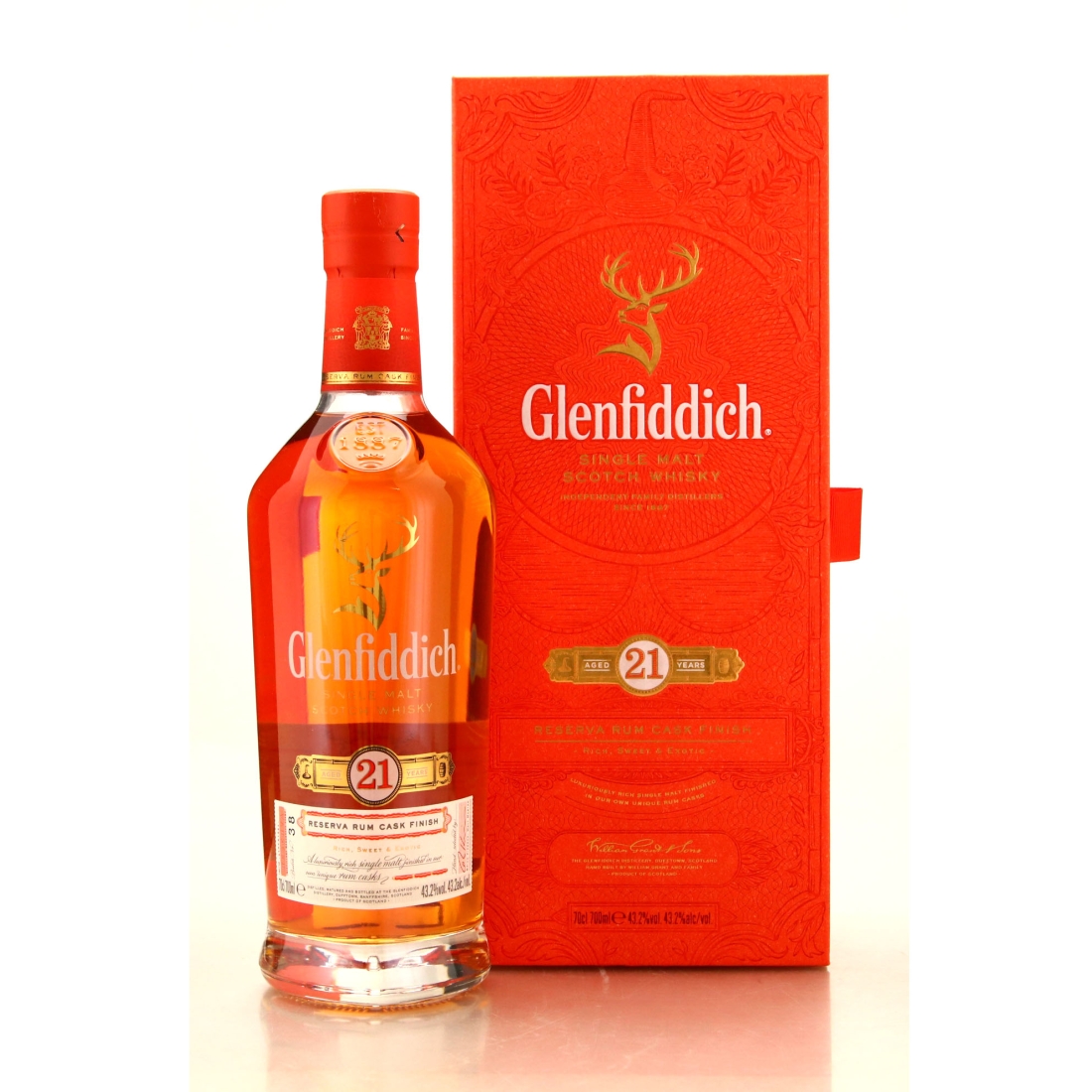 Glenfiddich 21 Year Old Reserva Rum Cask Finish