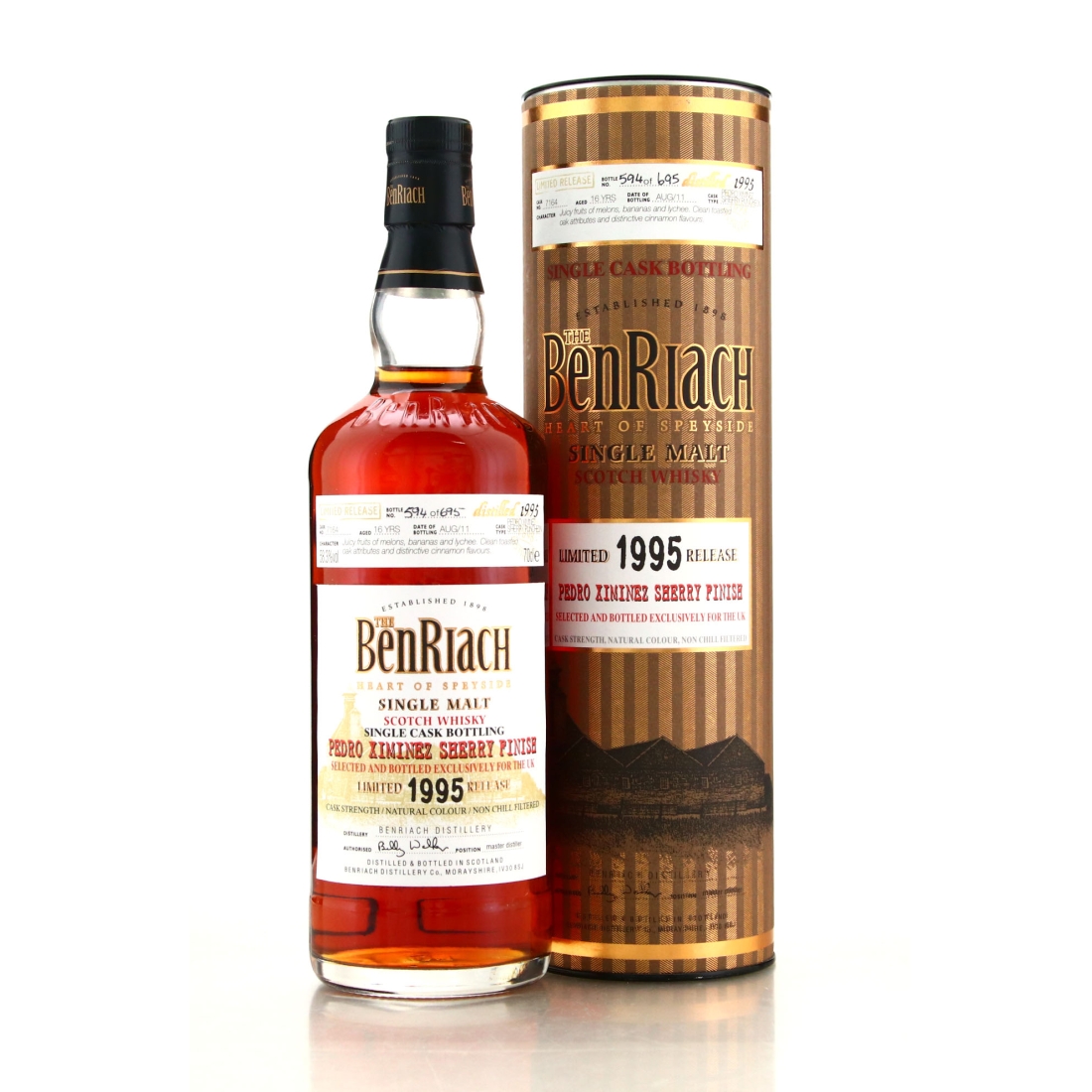 Benriach 1995 Single Cask 16 YearOld / PX Finish