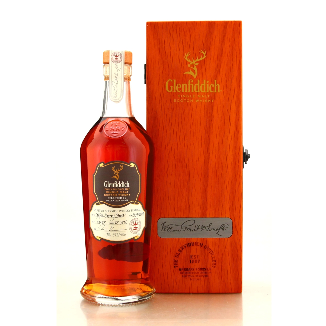 Glenfiddich 2007 Single Sherry Cask #25427 / Spirit of Speyside 2020