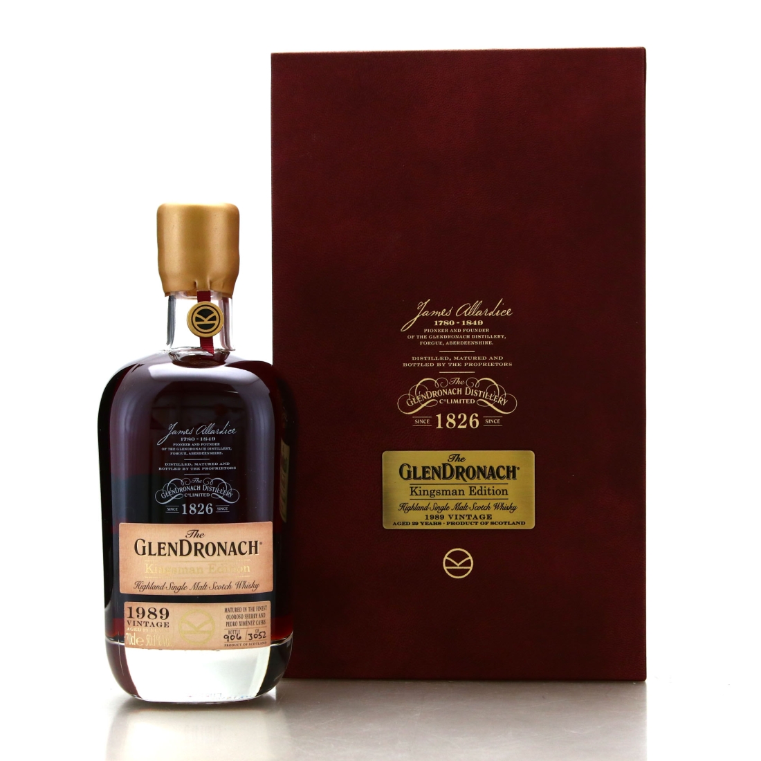 Glendronach 1989 Kingsman Edition 29 Year Old