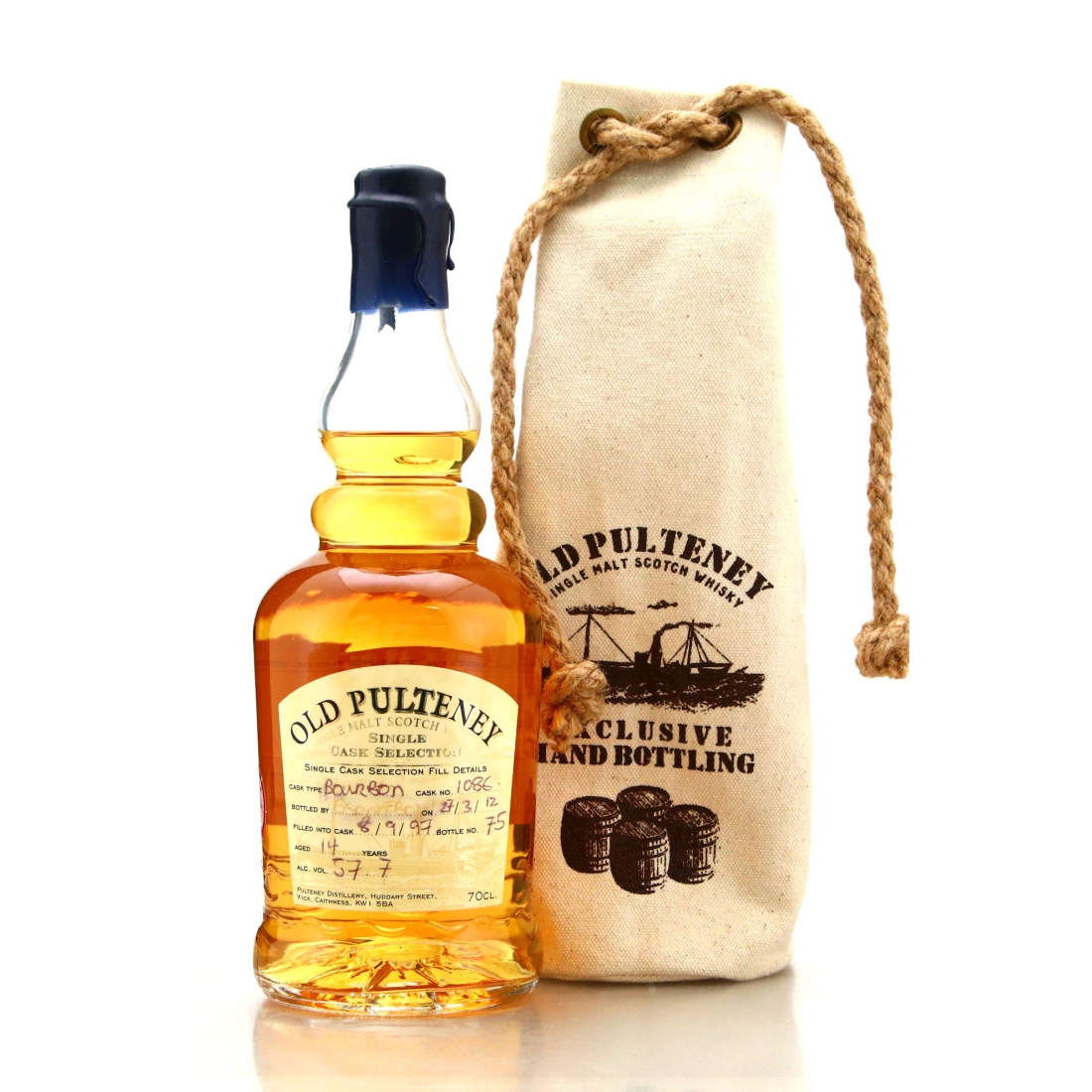 Old Pulteney 1997 Hand Filled 14 Year Old Cask #1086