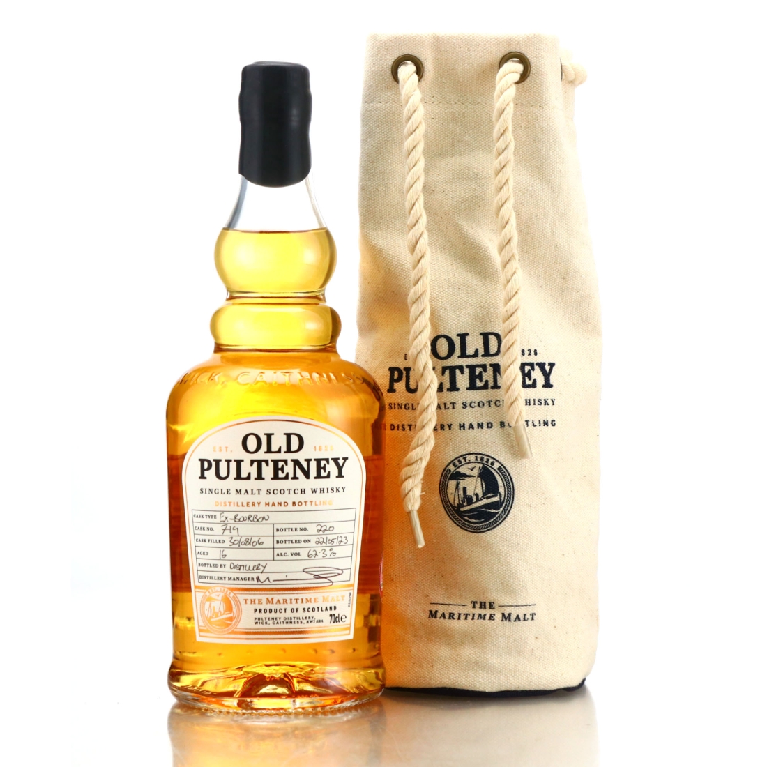 Old Pulteney 2006 Hand Filled 16 Year Old Cask #719 / Bourbon