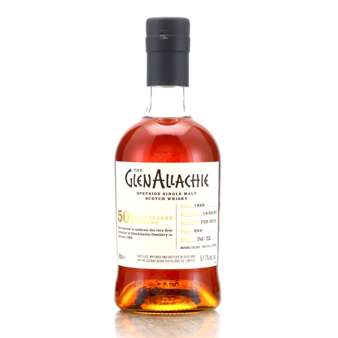Glenallachie 1989 Single Cask #986 50cl / 50th Anniversary