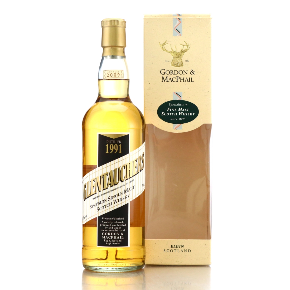 Glentauchers 1991 Gordon and MacPhail bottled 2009