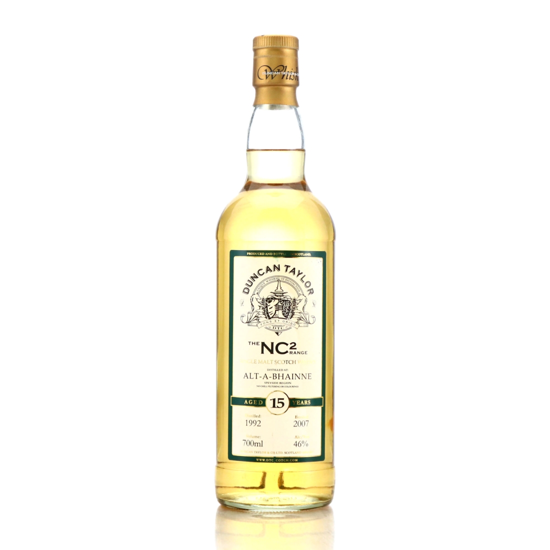 Allt-A-Bhainne 1992 Duncan Taylor 15 Year Old NC²