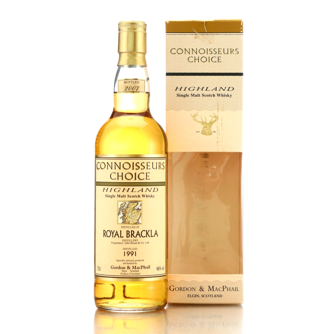 Royal Brackla 1991 Gordon and MacPhail bottled 2007