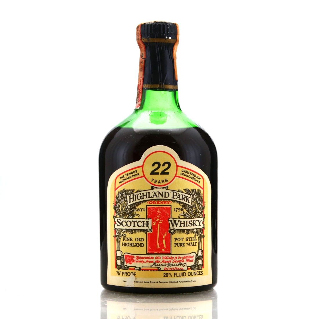 Highland Park 22 Year Old Magnus Label / Giaccone Whiskyteca Garten