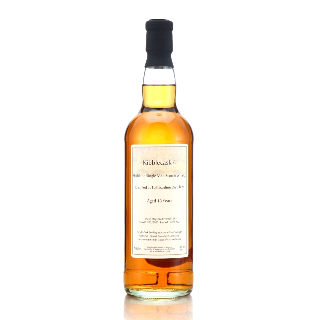 Tullibardine 2003 Whisky Broker 18 Year Old