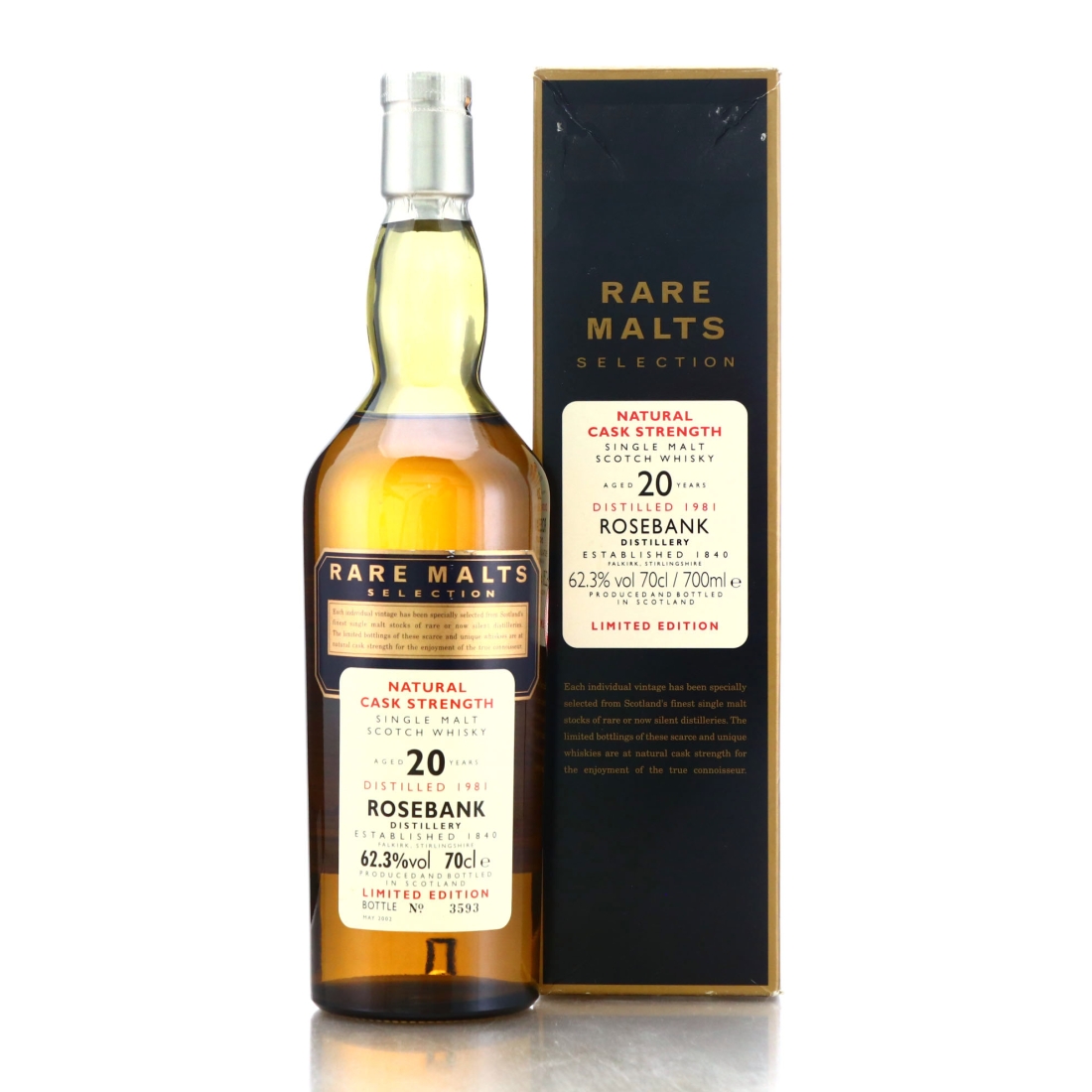 Rosebank 1981 Rare Malts 20 Year Old / 62.3%