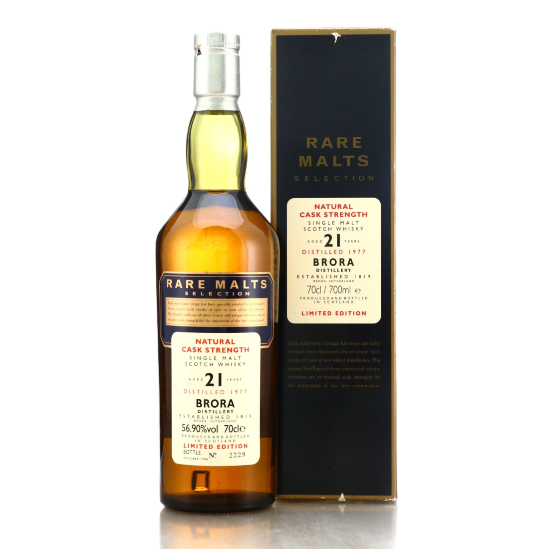 Brora 1977 Rare Malts 21 Year Old / 56.90%