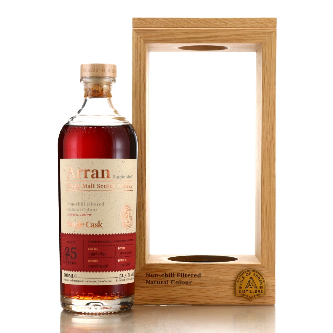 Arran 1996 Single Sherry Cask 25 Year Old #892 / LMDW