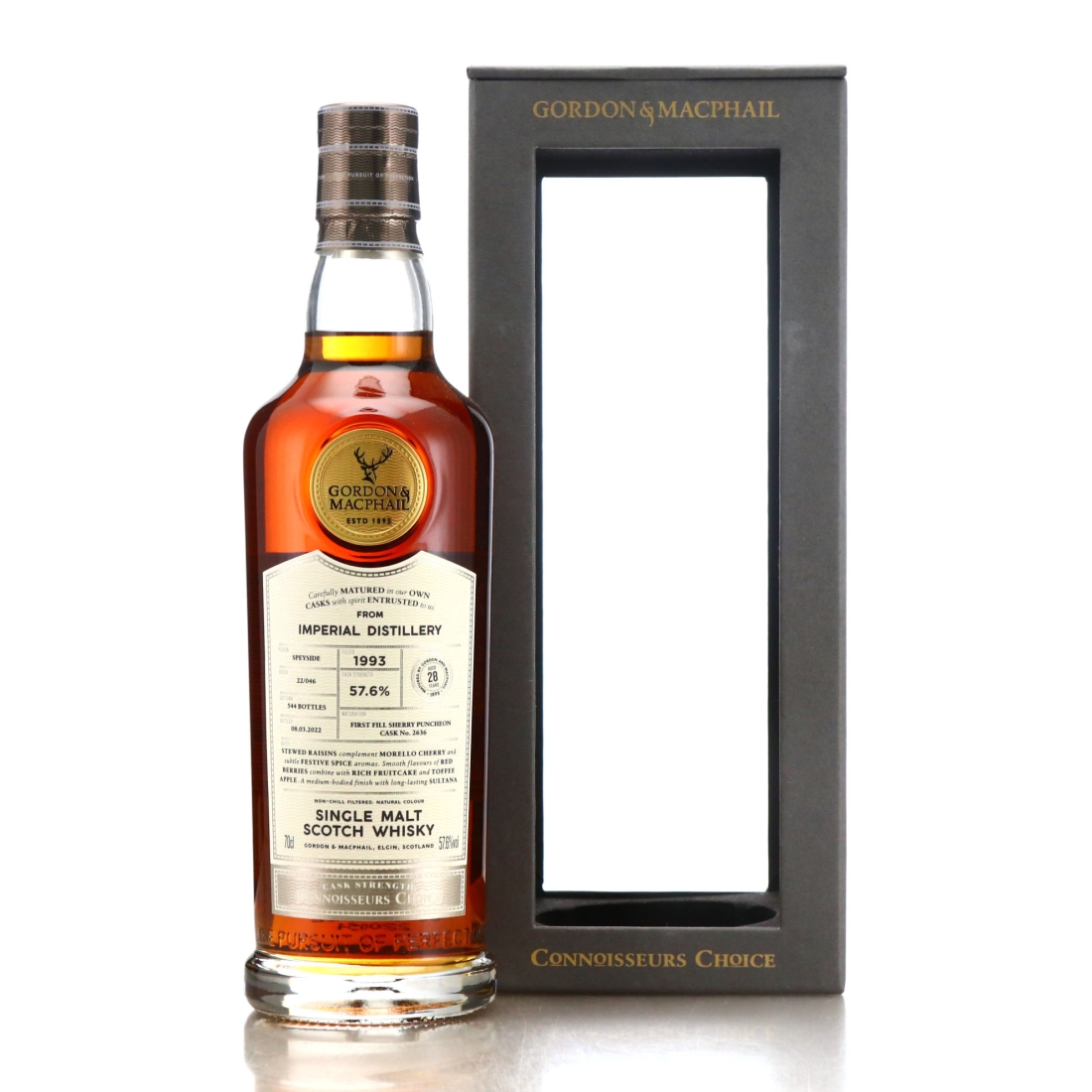 Imperial 1993 Gordon and MacPhail 28 Year Old Batch #22/046