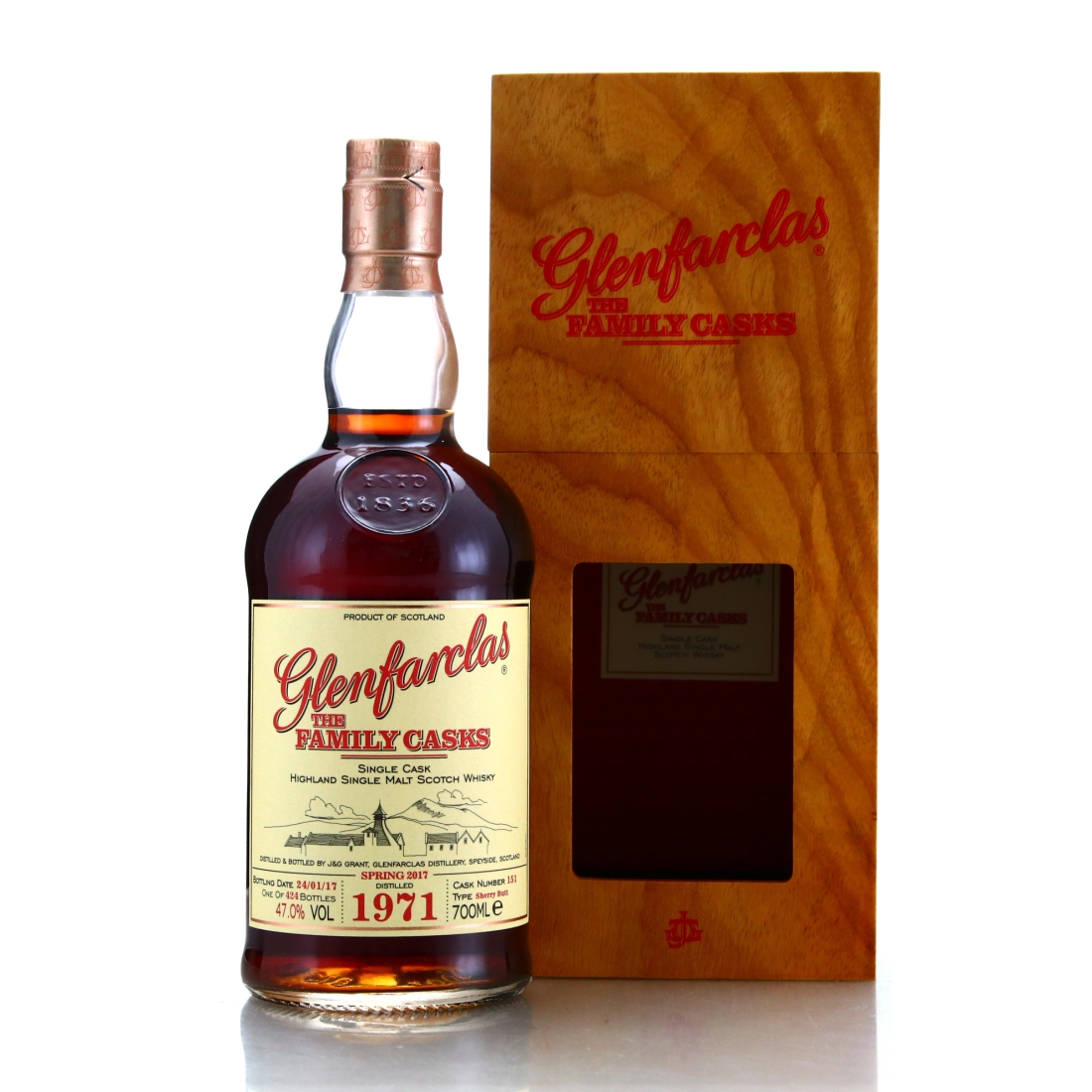 Glenfarclas 1971 Family Cask #151 / Spring 2017