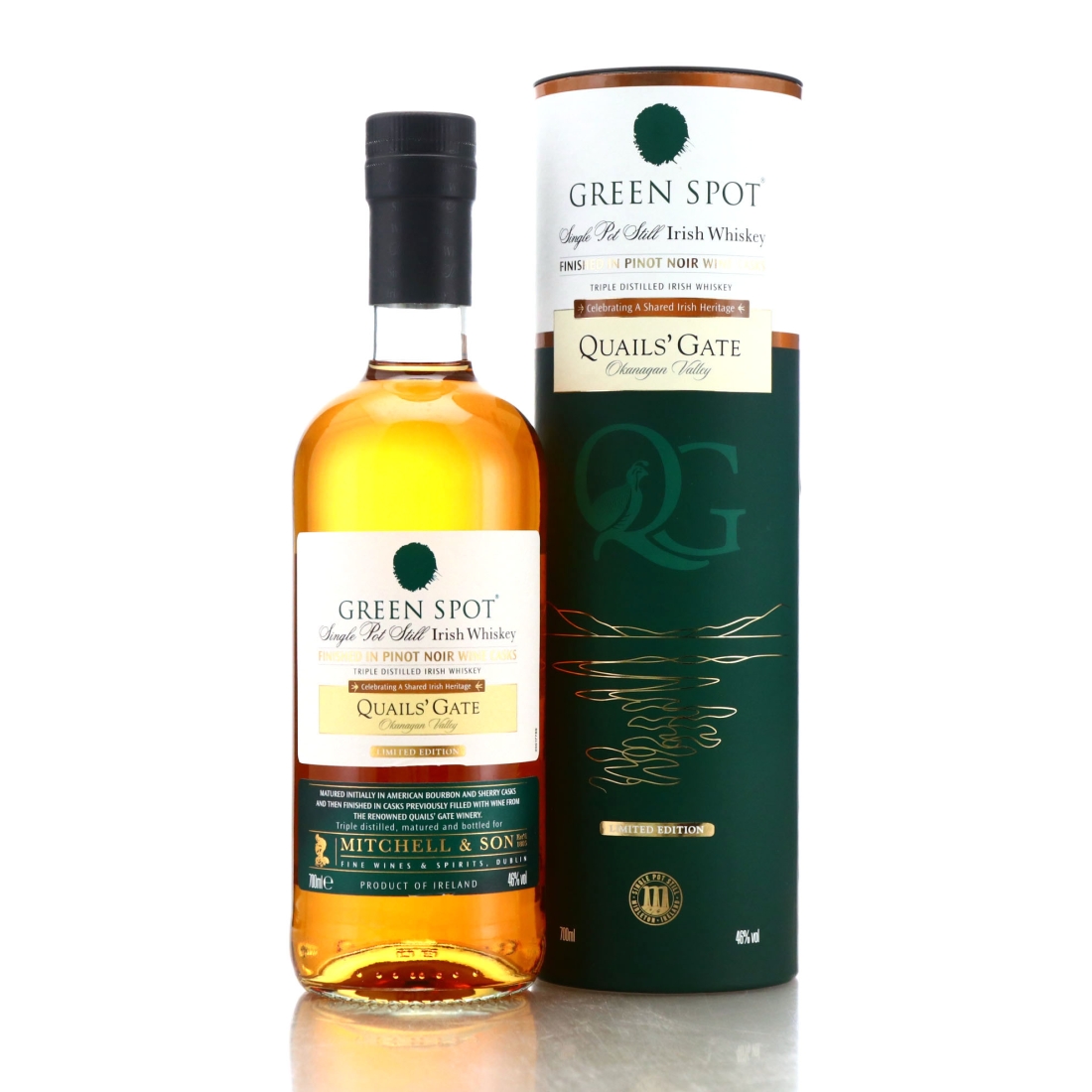 Green Spot Quails Gate Pinot Noir Cask Finish