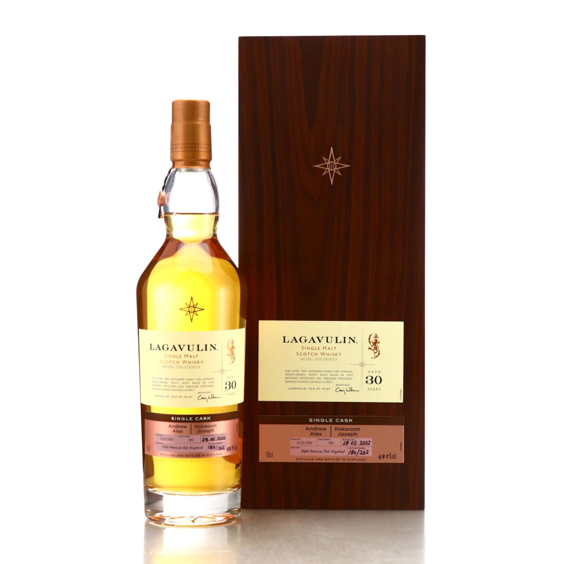 Lagavulin 1991 Casks of Distinction 30 Year Old #983 / Andrew Alex & Kokwoon Joseph