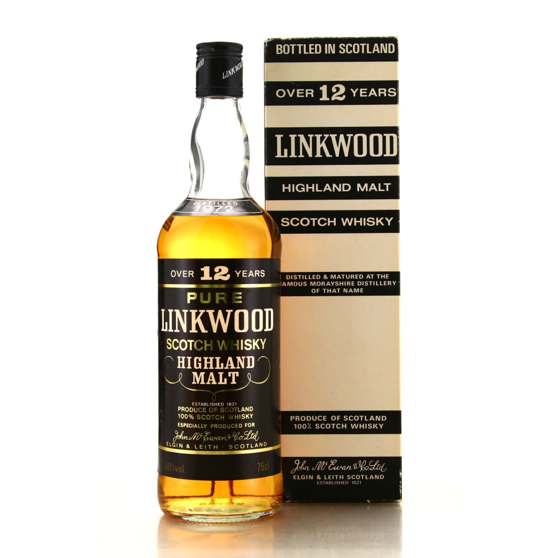 Linkwood 1972 John McEwan 12 Year Old