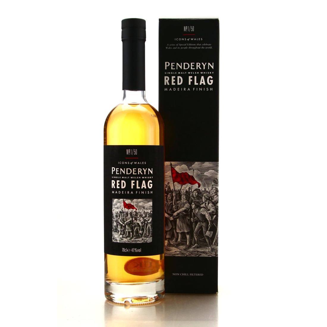Penderyn Icons of Wales #1 / Red Flag