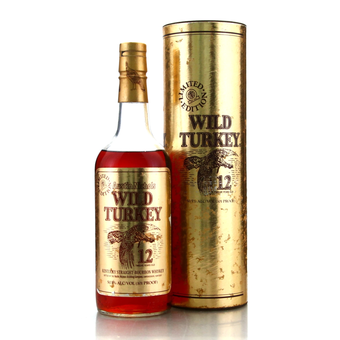Wild Turkey 12 Year Old 101 Proof Limited Edition 1990