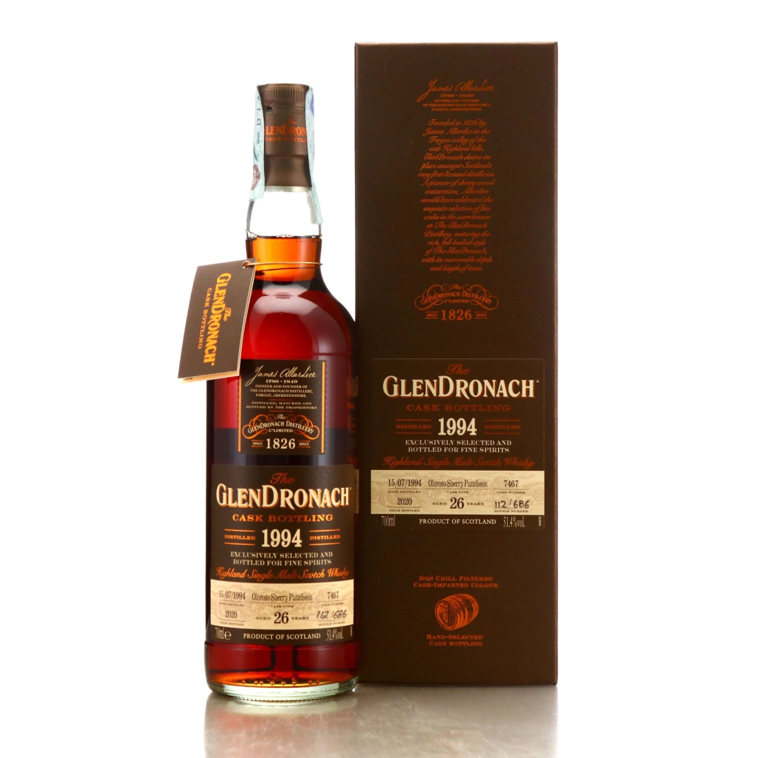 Glendronach 1994 Single Oloroso Cask 26 Year Old #7467 / Fine Spirits